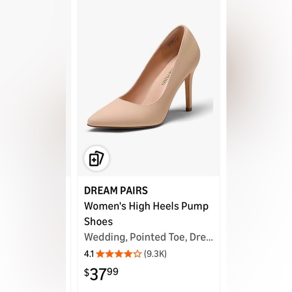 Dream Pairs Women's Nude Heels - Picture 7 of 7
